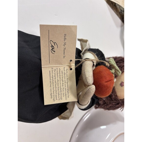 Joe Spencer Gathered Traditions Adam & Eve Pilgrims Thanksgiving Fall Decor - Picture 13 of 14